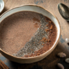 Cocoa chia pudding