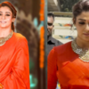 Nayanthara: Orange saree