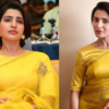 Samantha Ruth Prabhu: Yellow saree