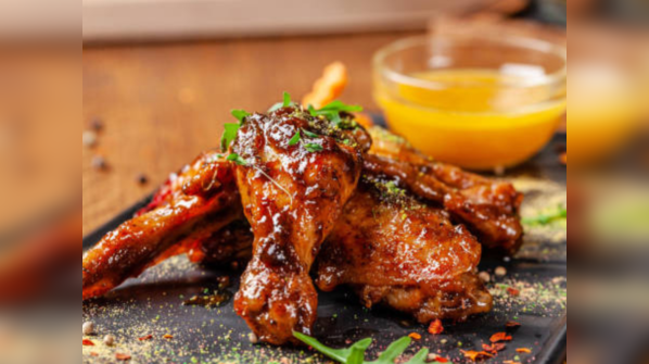 Honey mustard glazed chicken