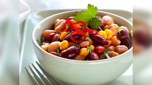 Rajma salad bowl