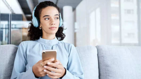 Listen to podcasts or audiobooks