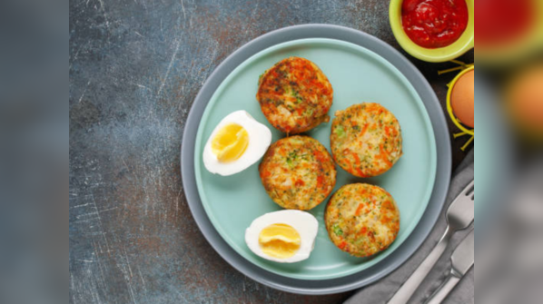 Spiced egg cutlets