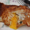 Cheese-stuffed egg pockets 