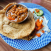 Bedmi puri with aloo sabzi