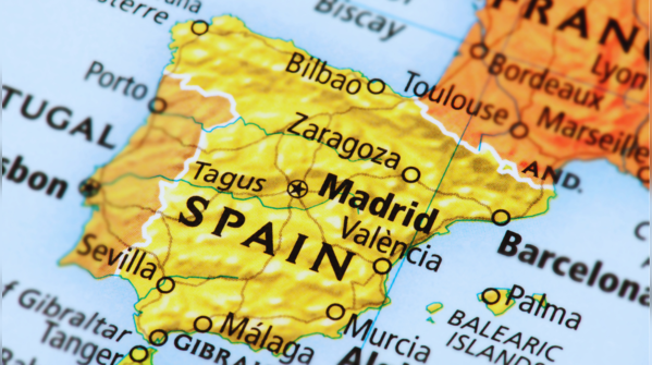 Spain – 5,579 km