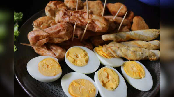 Eggs and chicken