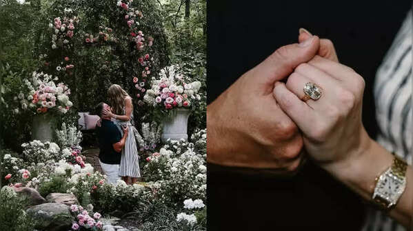 Floral garden proposal setting