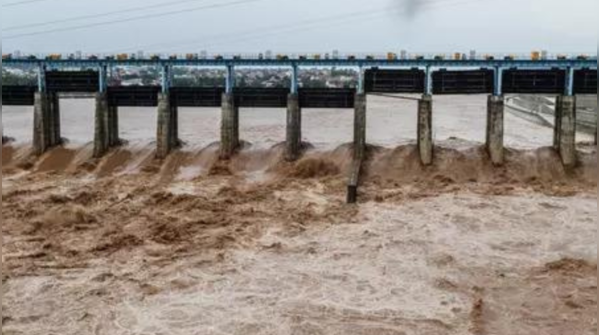 Rivers running above the danger mark
