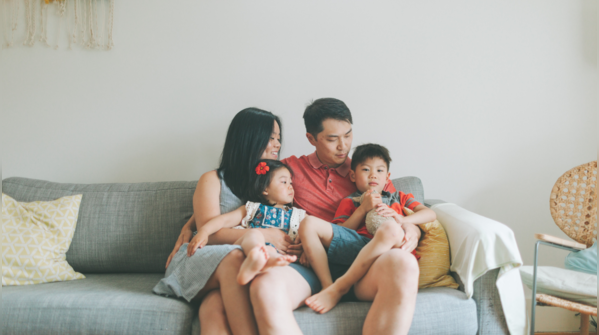“To us, family means putting your arms around each other and being there.”