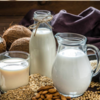 Fortified plant milks