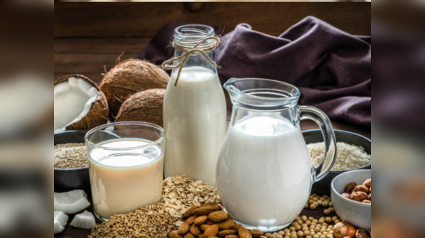 Fortified plant milks