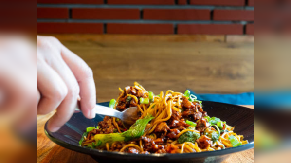 Hakka noodles - a wok full of comfort