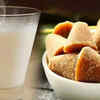 Sweet jag­gery milk