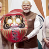 PM Modi gifted with traditional Daruma doll