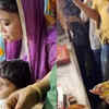 Bharti performs the puja with family ahead of visarjan