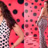 ​The dress: Halter glam with a retro twist