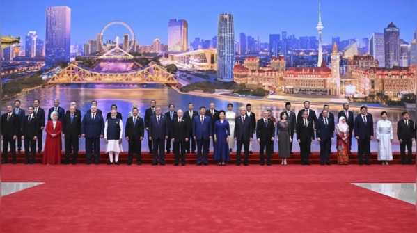 Leaders in a family photo