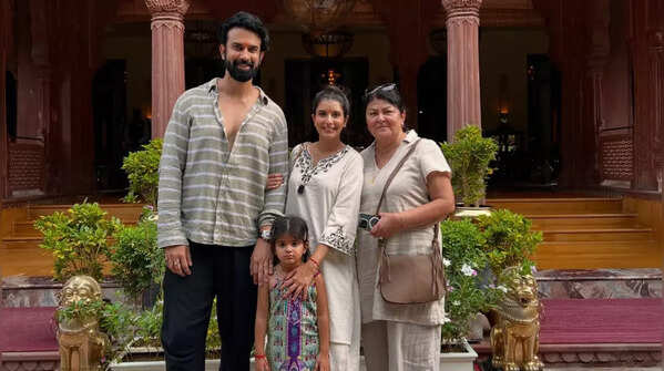 Outing with Rajeev and his mother