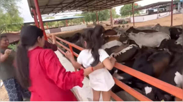 Ziana takes daddy Rajeev to her favourite place