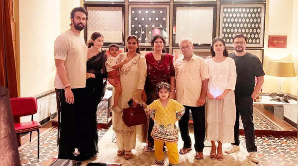 Dinner time with Charu’s family