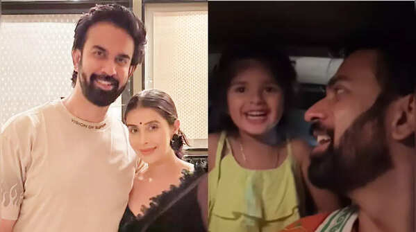 Rajeev Sen takes out former wife Charu Asopa and her family for dinner; spends quality time with daughter Ziana
