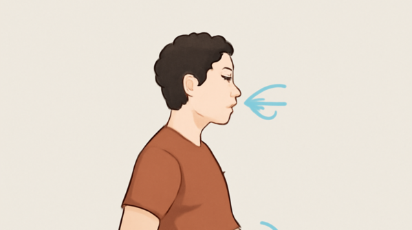 Posture-aligned breathing technique