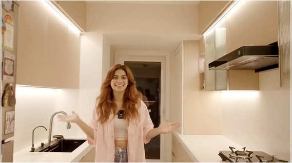 Kitchen made according to her mom’s taste