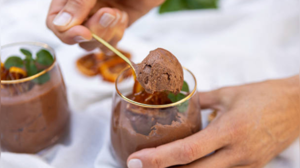 Quick chocolate mousse