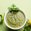 Fresh coriander-mint chutney