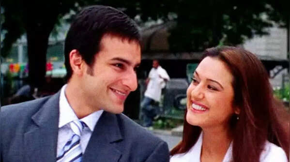 Saif Ali Khan and Preity Zinta