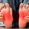 "Tingling in feet"
