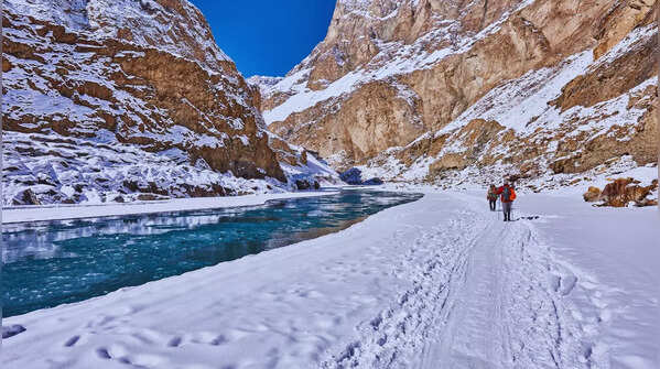 Trek to the frozen Zanskar River in Ladakh