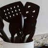 Plastic utensils (especially black ones)