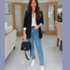 Under a blazer