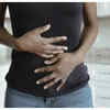 Sudden and severe pain in the upper right abdomen