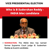 Vice President Election 2025: Who is B Sudarshan Reddy