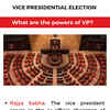 Vice Presidential Election: What are the powers of VP?