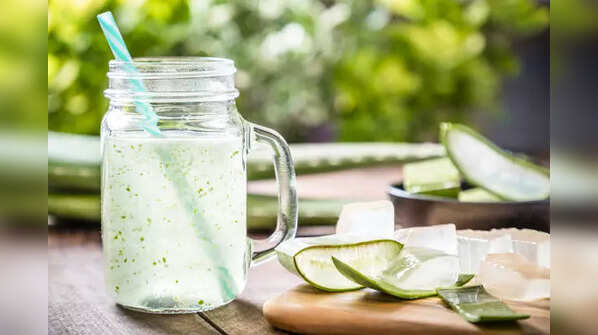You can also have aloe vera juice