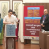 BJP MP Kangana Ranaut casts her vote for the Vice Presidential election at the Parliament House