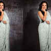 Modern pastel saree