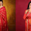 Gorgeous red saree