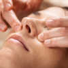Gentle eye massages with clean hands