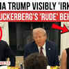 Article image for: Melania Trump’s Reaction To Mark Zuckerberg At White House Dinner Goes Viral | WATCH