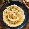 Masoor Dal Hummus and veggies