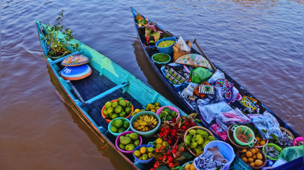 Lok Baintan Floating Market, Indonesia