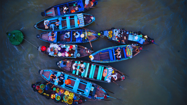 Cai Rang Floating Market, Vietnam