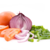 Onions and tomatoes