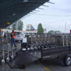 Airport reopens quietely 