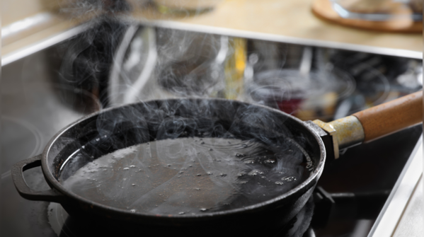 Give the pan time to heat